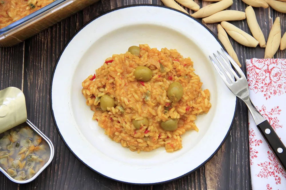 Arroz de latas