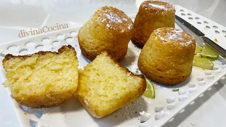 Bizcochitos de limón en Air Fryer súper esponjosos y  rápidos