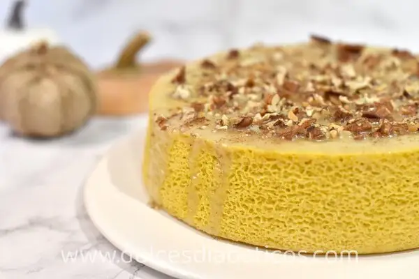 Bizcocho de calabaza al microondas (versión saludable)