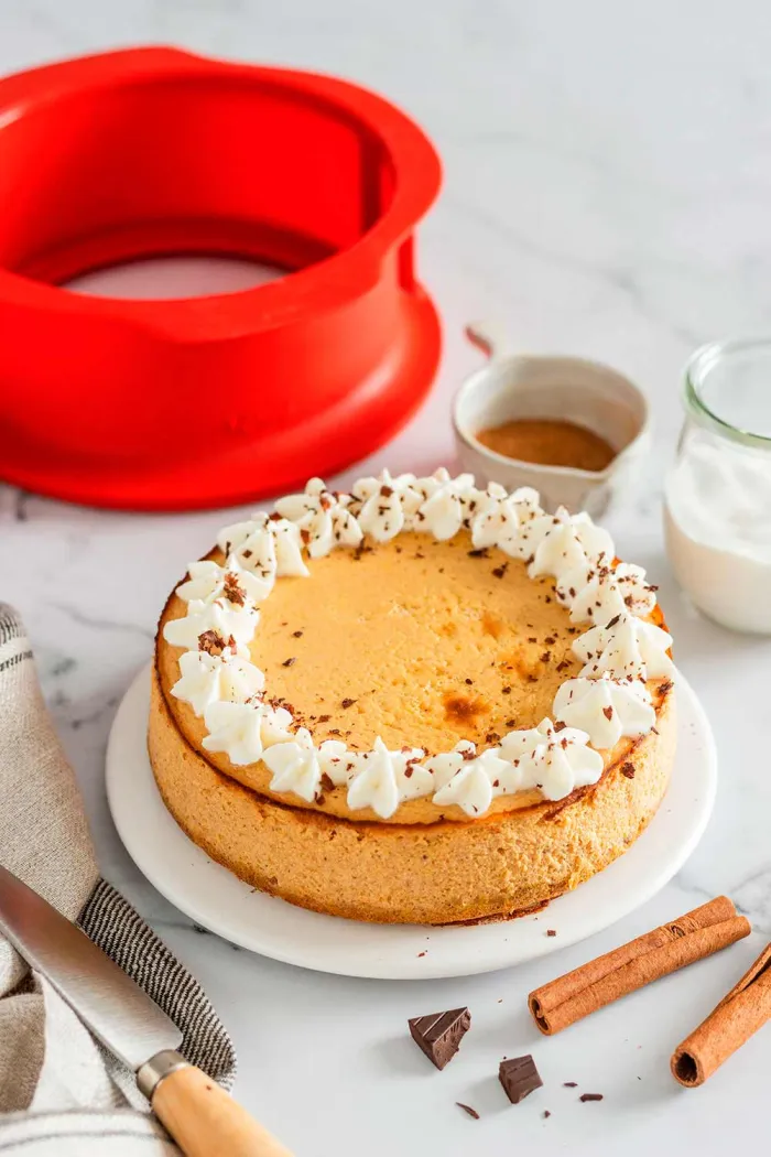 Cheesecake de calabaza