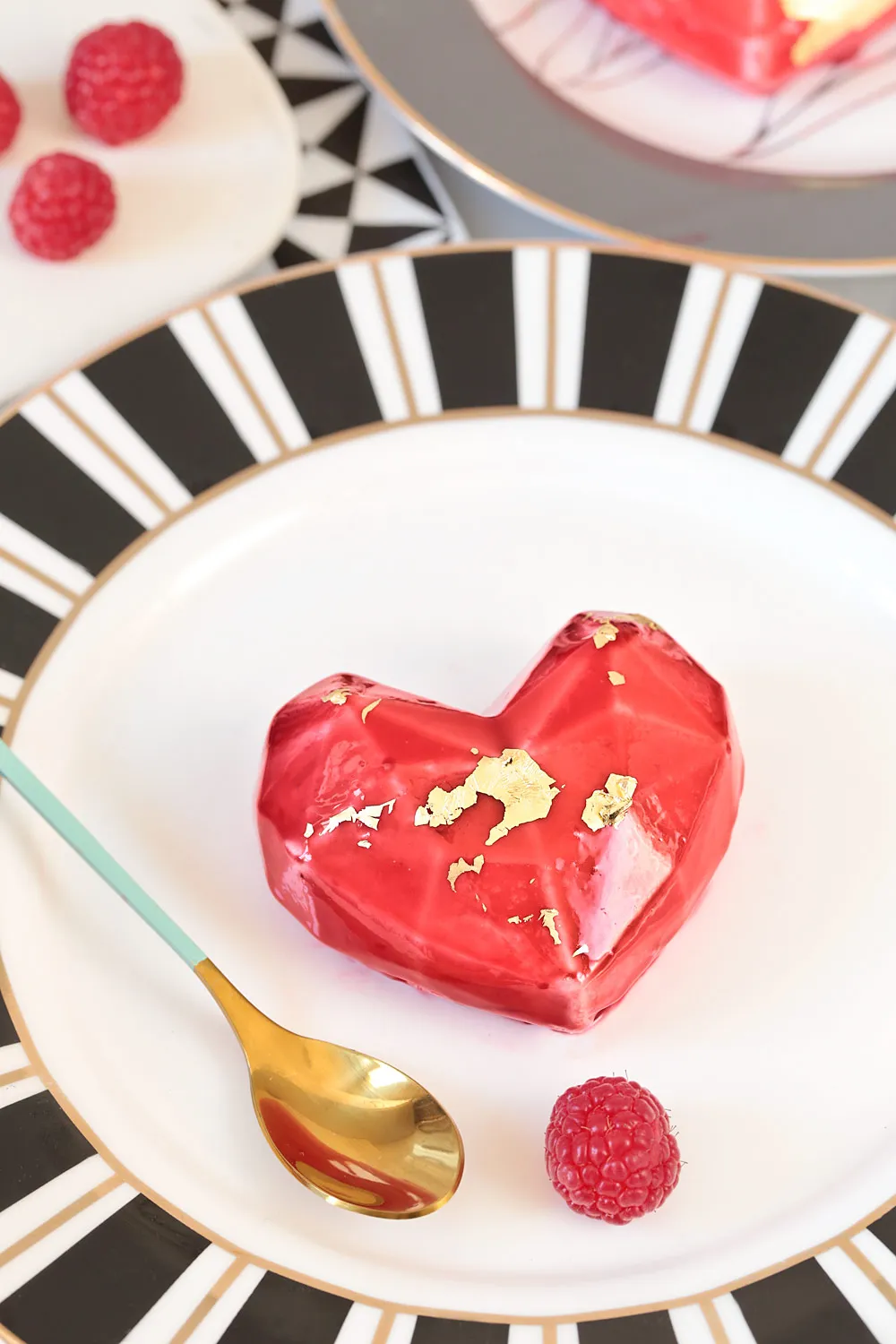 Corazones de mousse para San Valentín
