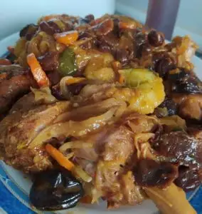 Cordero al estilo marroquí
