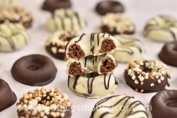 Donettes caseros sin azúcar más saludables