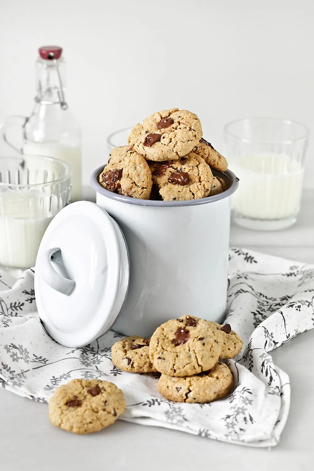Galletas de avena y chocolate sin gluten