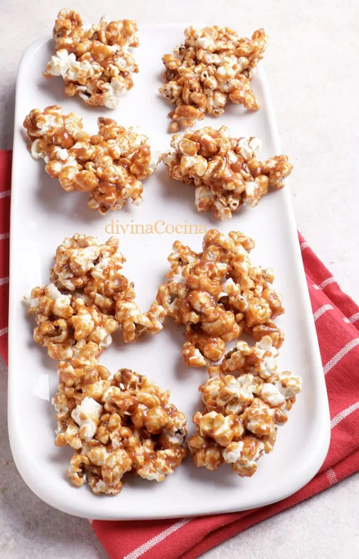 Palomitas con caramelo