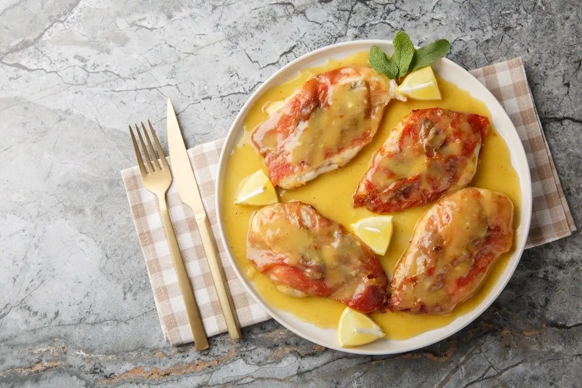 Saltimbocca de pollo: receta fácil