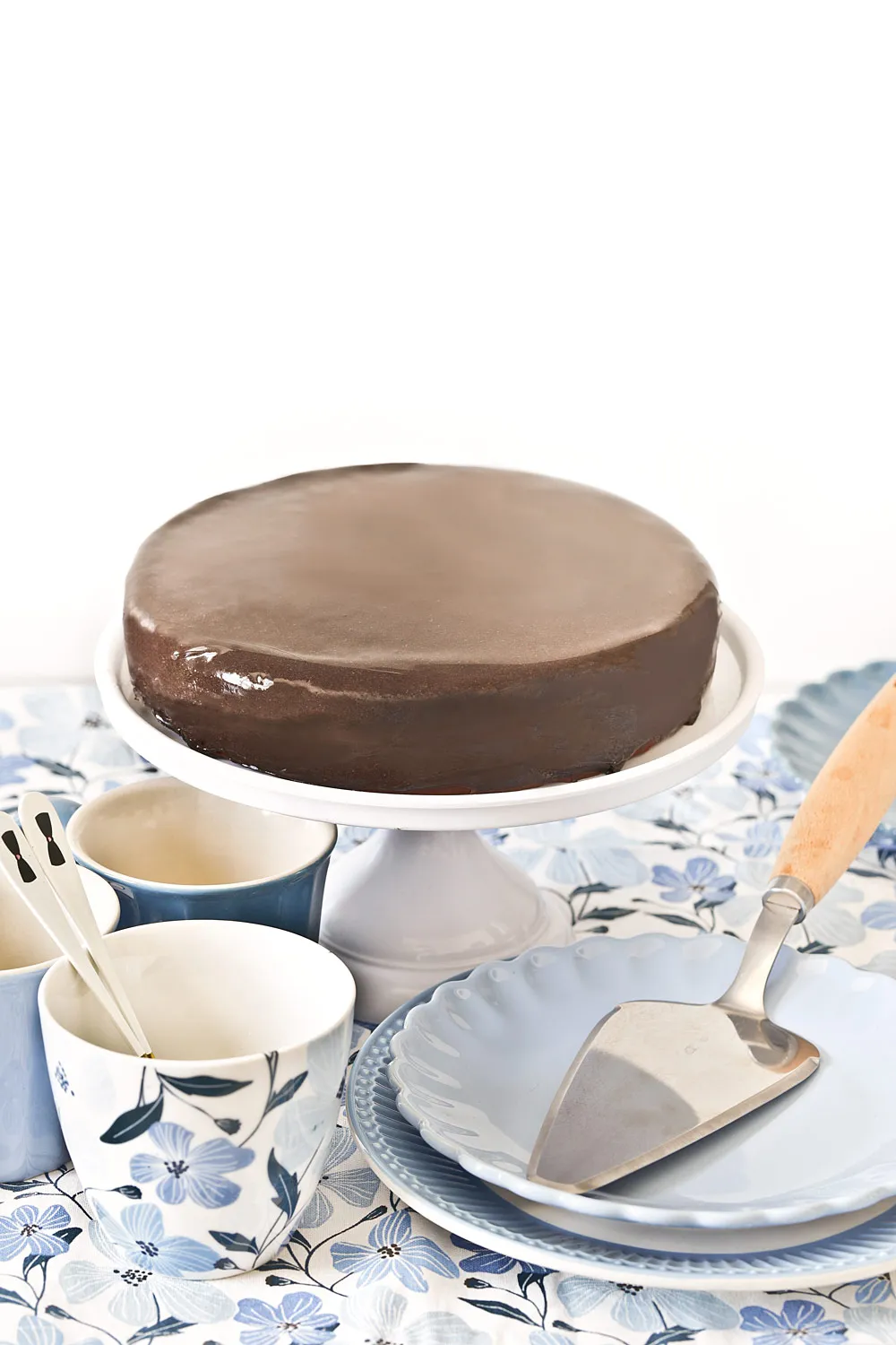 Tarta mousse de caramelo y chocolate